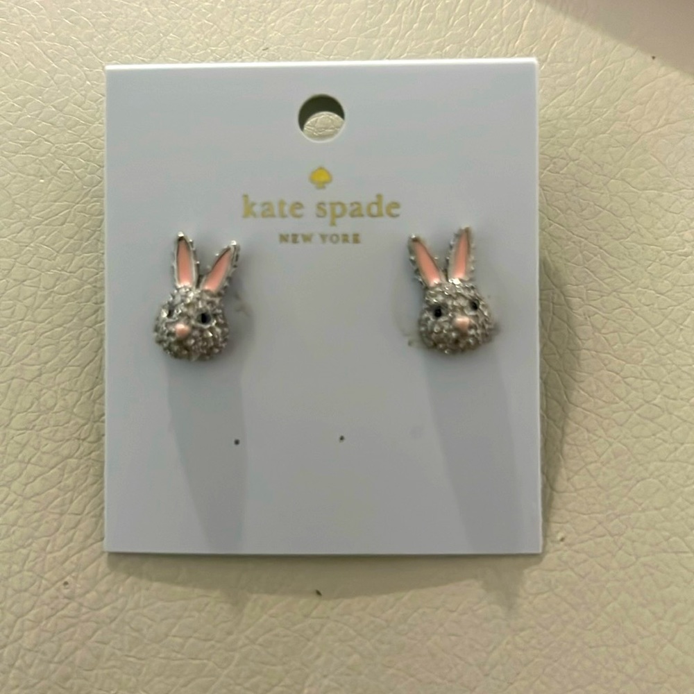 Kate Spade Bunny Earrings NWT